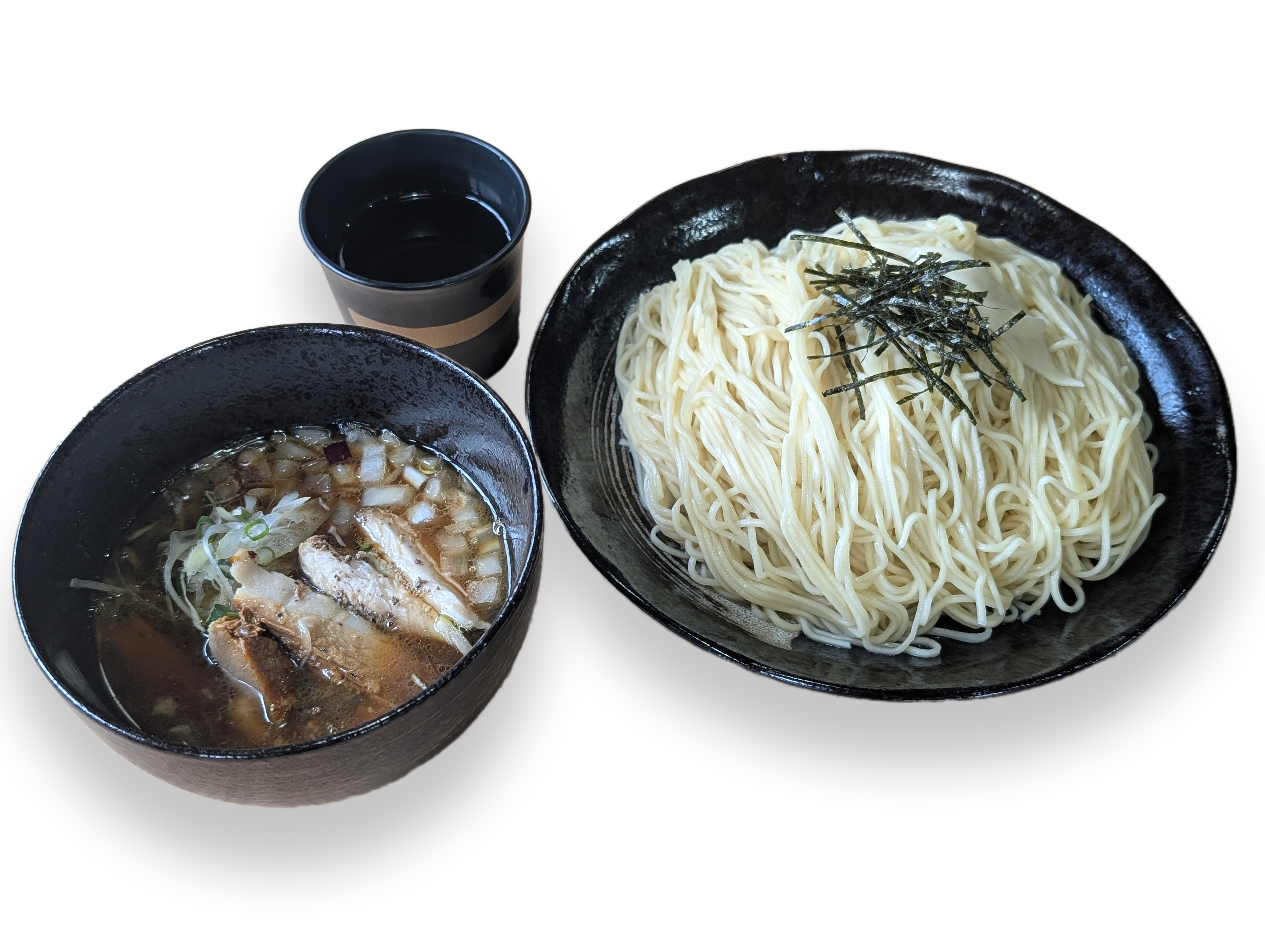 煮⼲しつけ麺